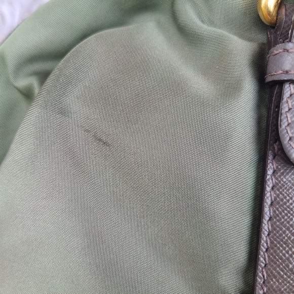 Prada Nylon Green Shoulder Bag - Picture 12 of 15